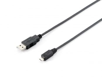 Equip 128523 Cable USB 2.0 Tipo A Macho a Micro-B Macho, 1,8m