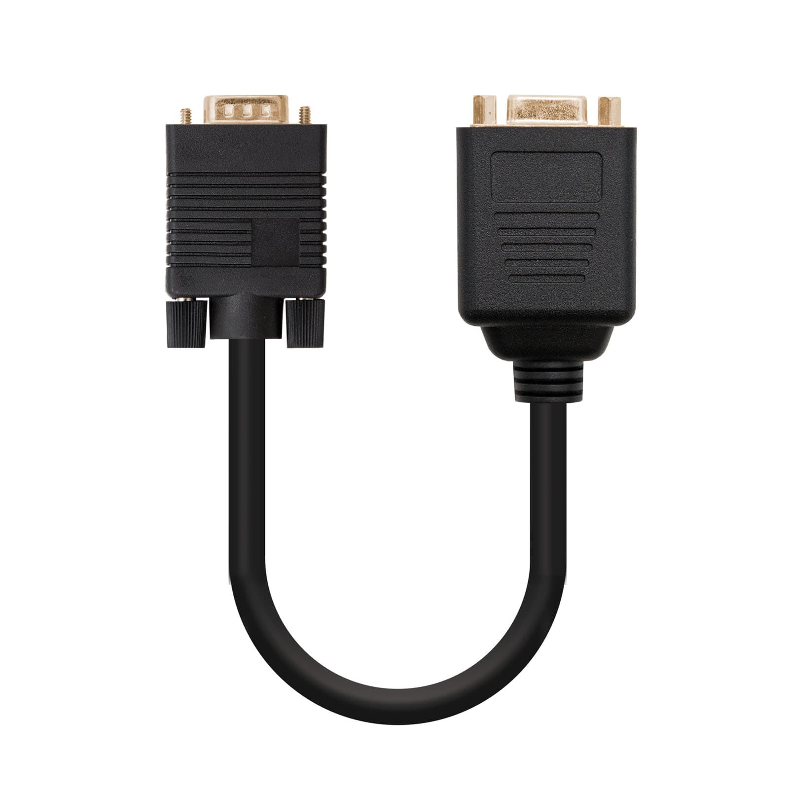 Nanocable CABLE BIFURCADOR SVGA(3C+9) HDB15/M-2xHDB15/H ORO 20 CM
