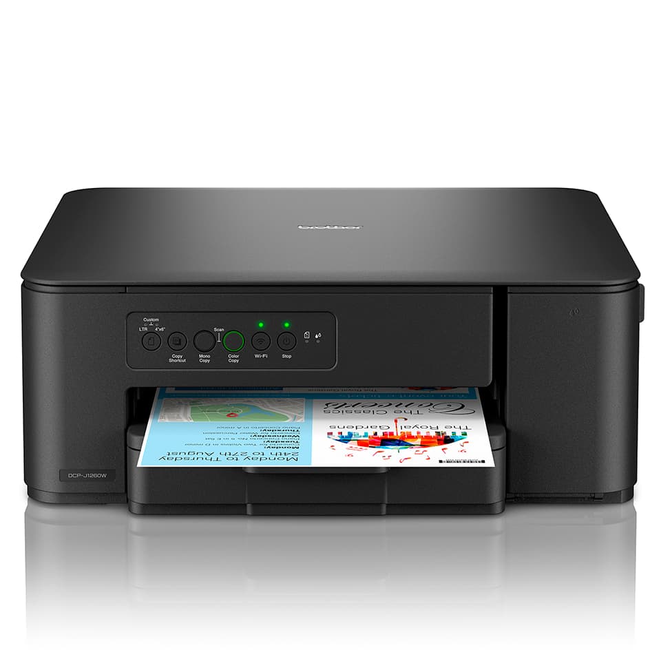 Brother DCP-J1260W impresora multifunción Inyección de tinta A4 1200 x 6000 DPI 16 ppm Wifi