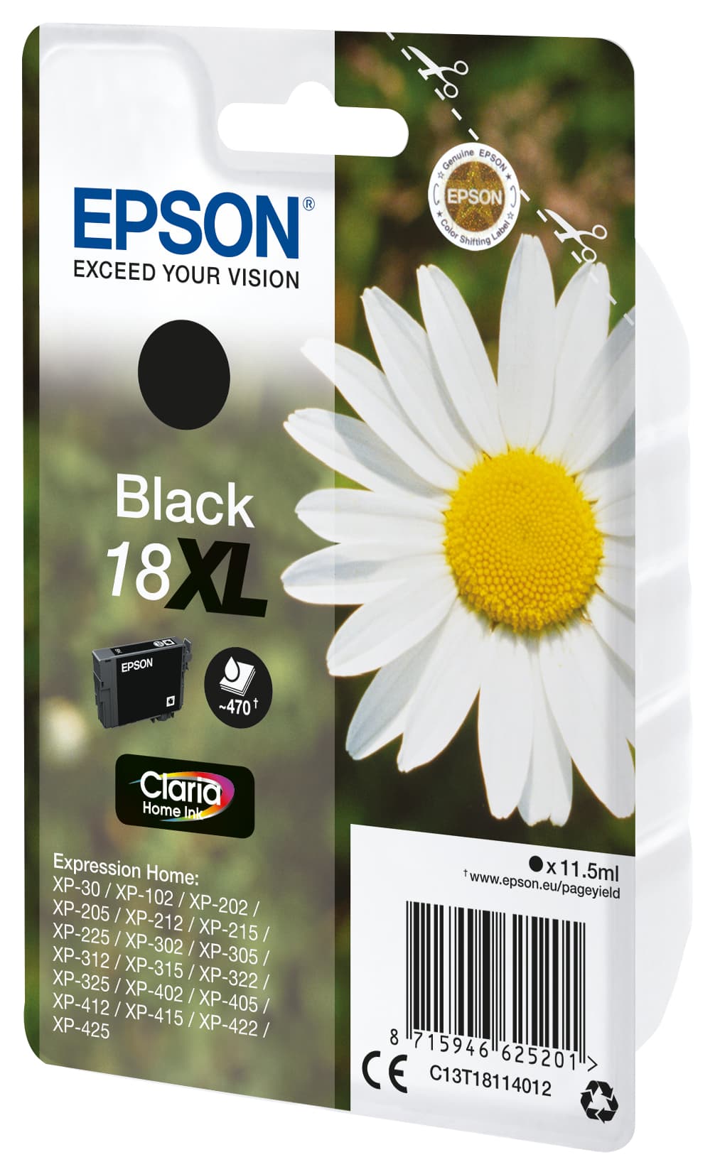 Epson Daisy Tinta negra 18XL Claria Home Margarita