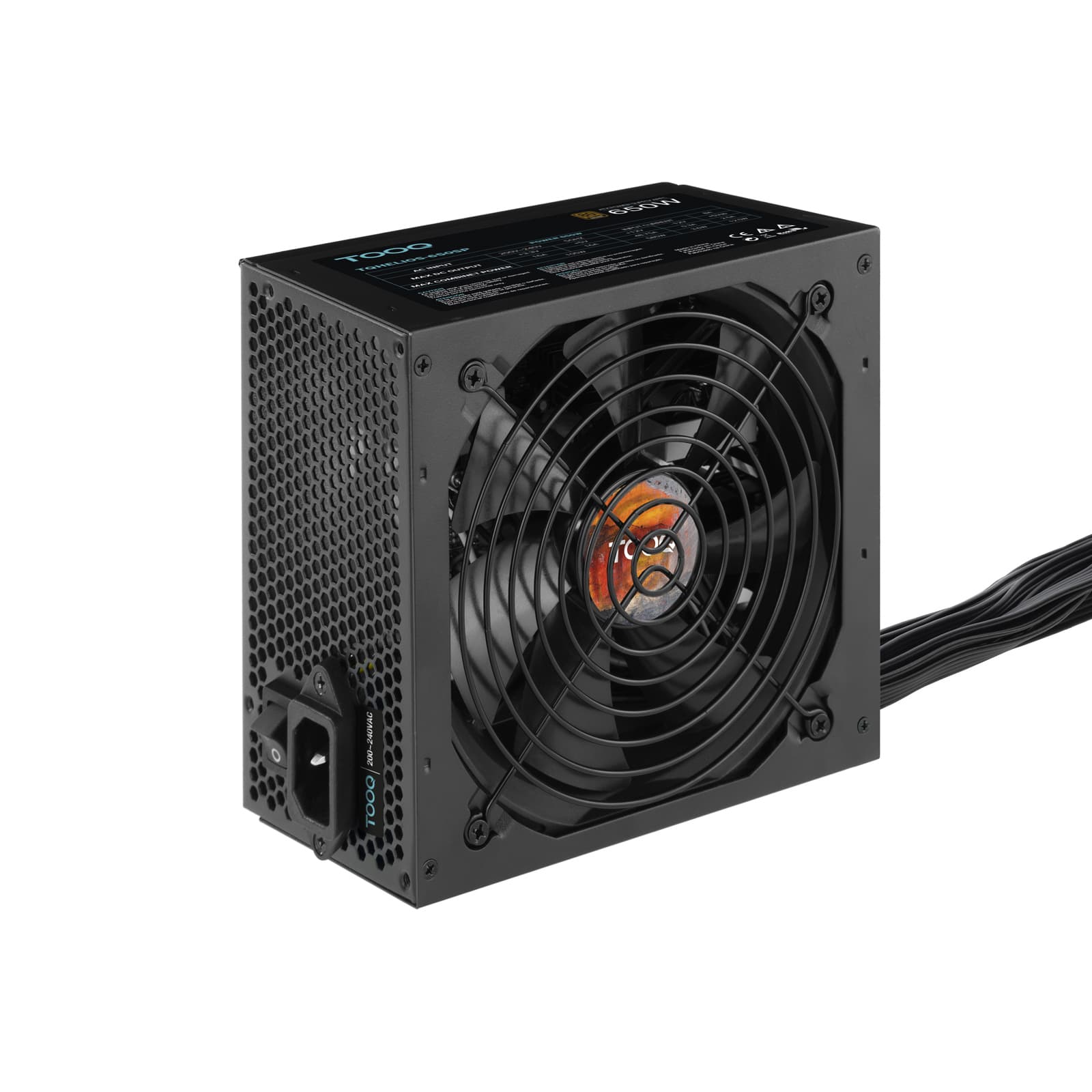 TooQ Fuente de Alimentación ATX 650W APFC 80Plus Bronze