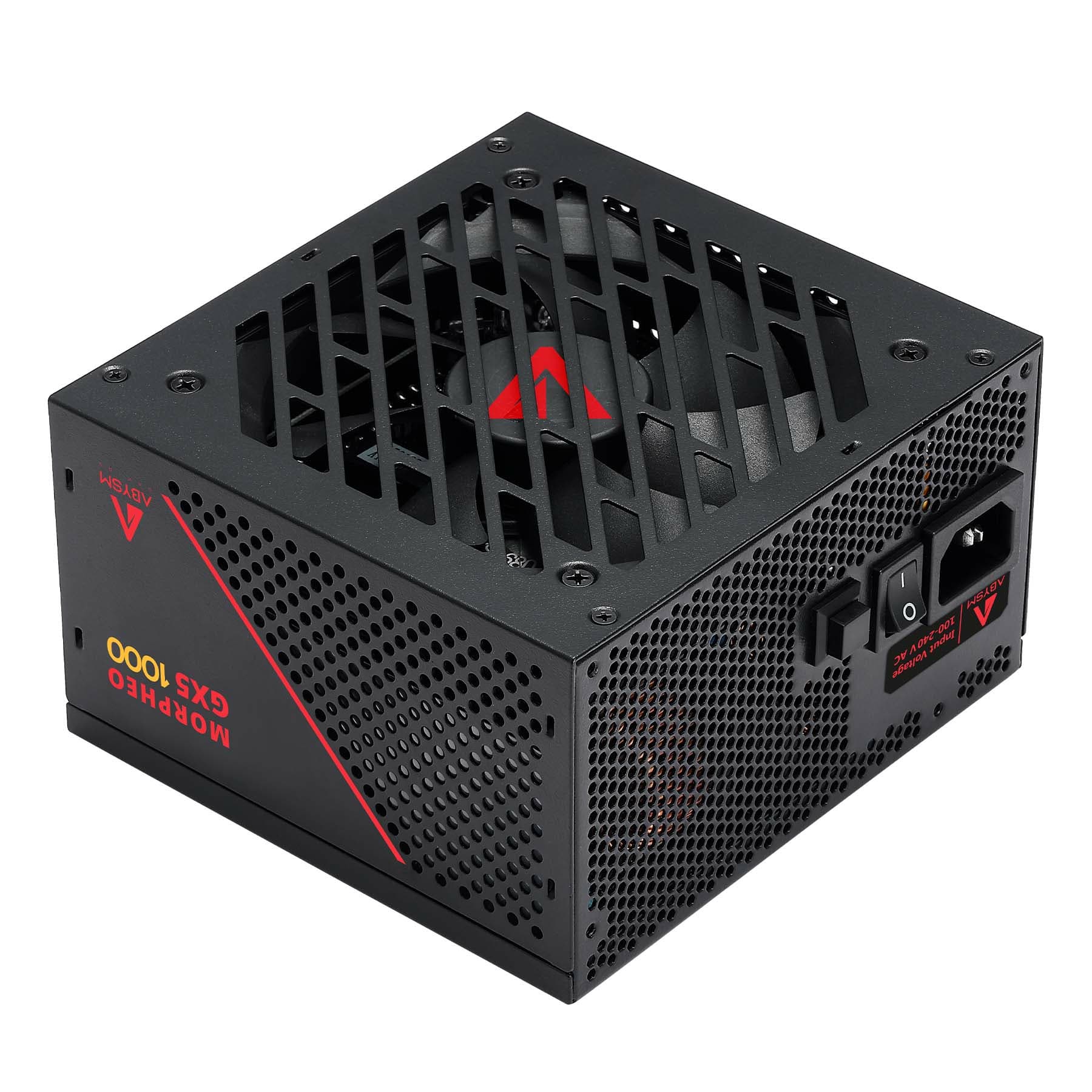 ABYSM Morpheo GX5 1000W unidad de fuente de alimentación 20+4 pin ATX ATX Negro, Rojo
