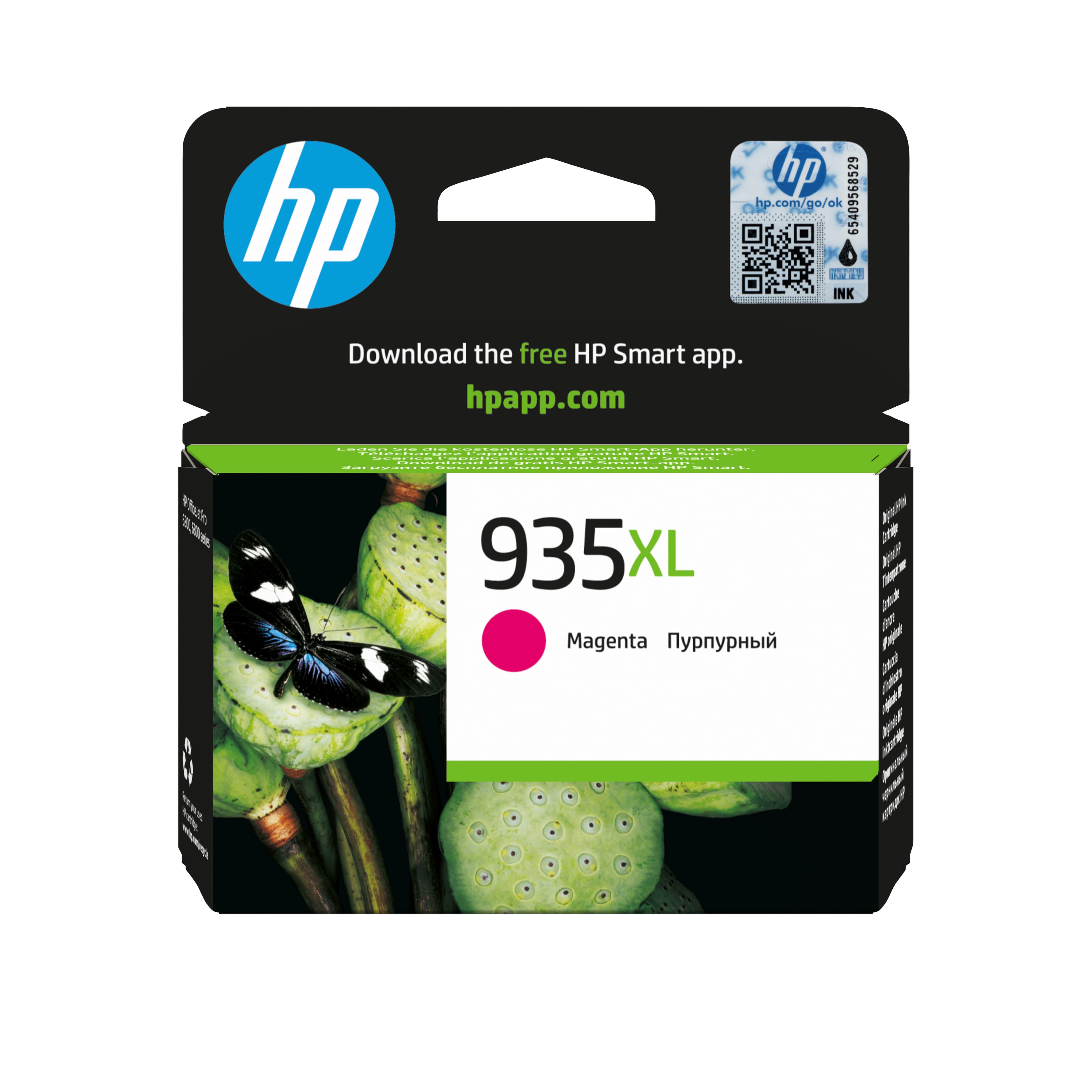 HP Cartucho de tinta original 935XL de alta capacidad magenta