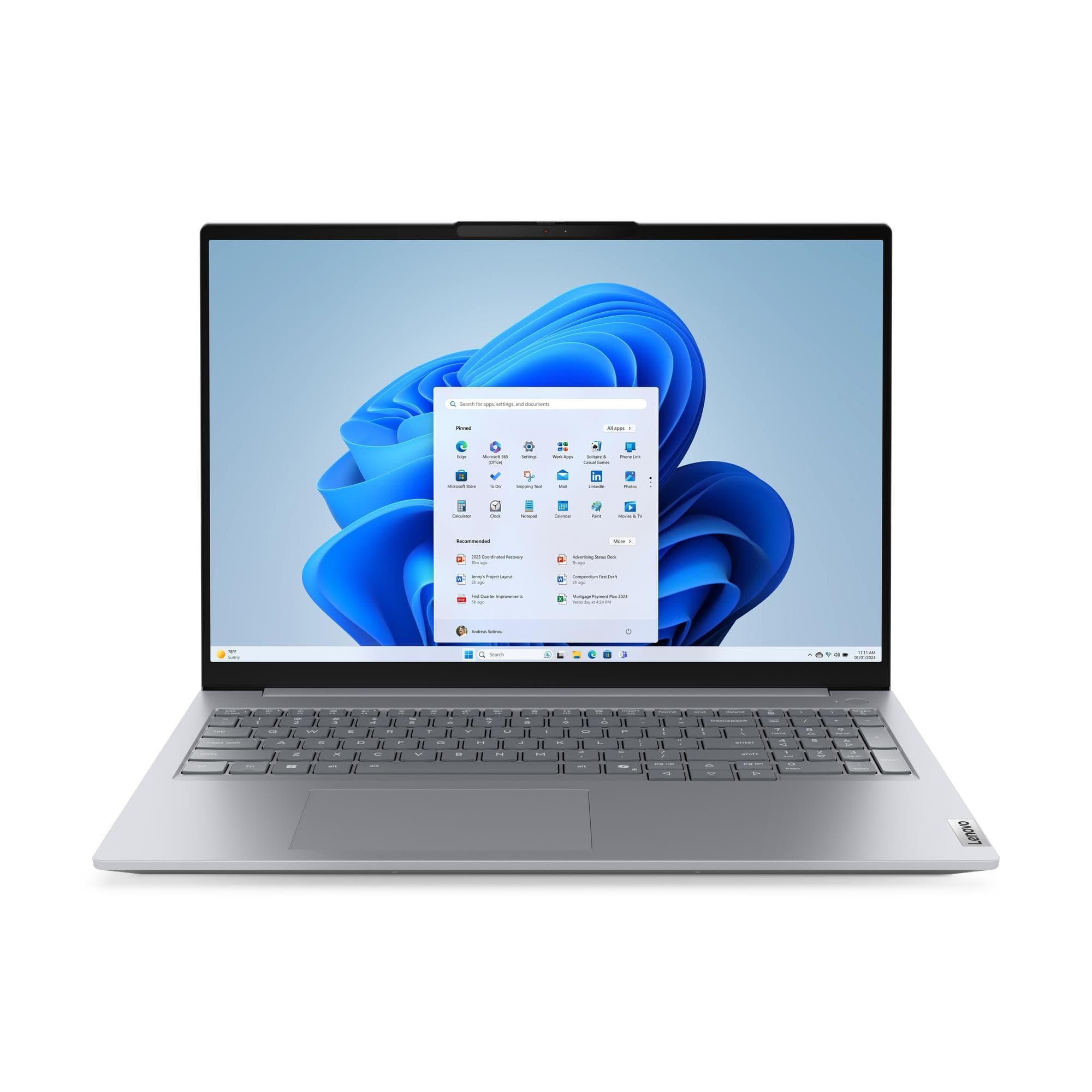 Lenovo ThinkBook 16 G9 IRL Intel Core 7 240H Portátil 40,6 cm (16") WUXGA 16 GB DDR5-SDRAM 512 GB SSD Wi-Fi 7 (802.11be) Windows 11 Pro Gris Español
