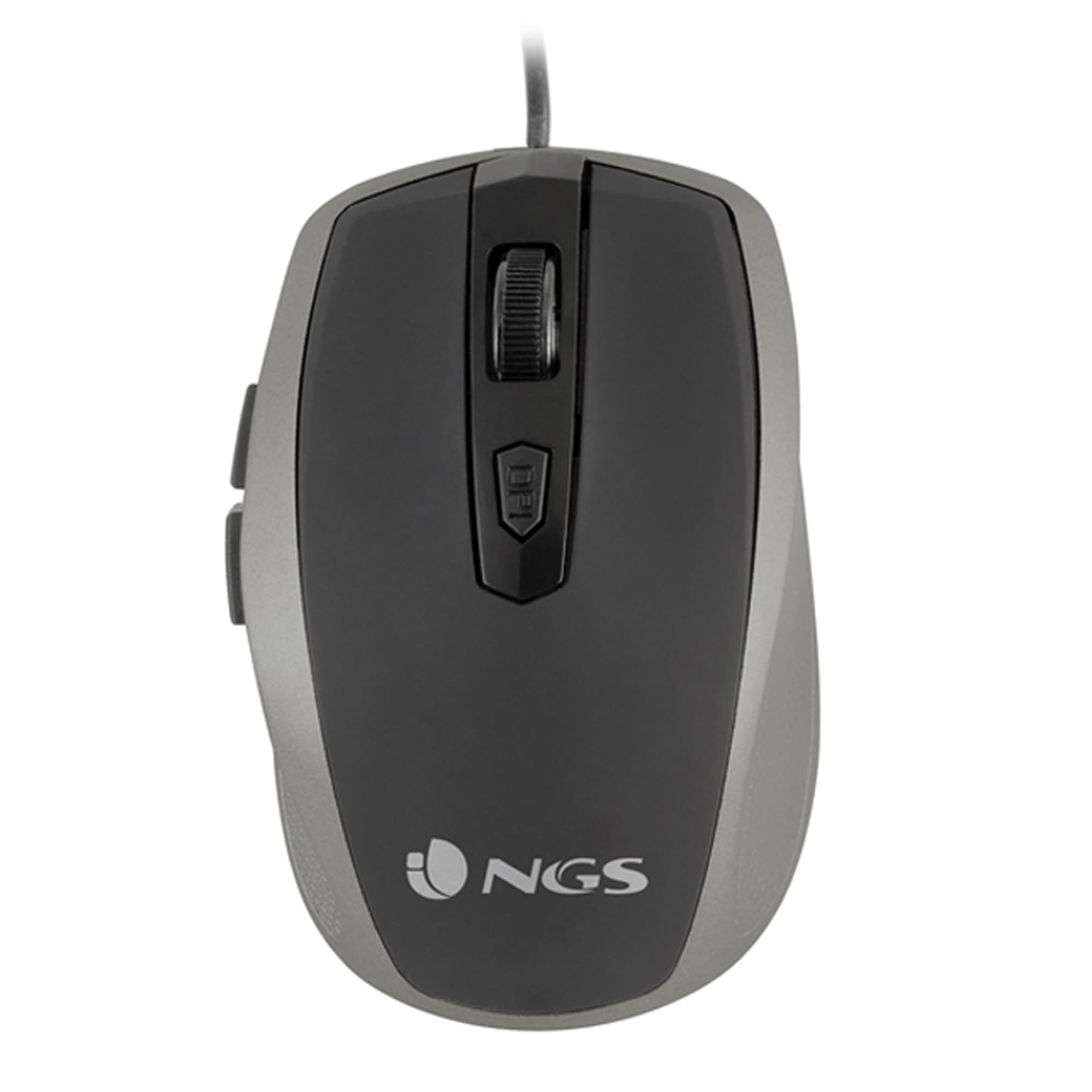 NGS Tick Silver ratón Oficina Mano derecha USB tipo A Óptico 1600 DPI