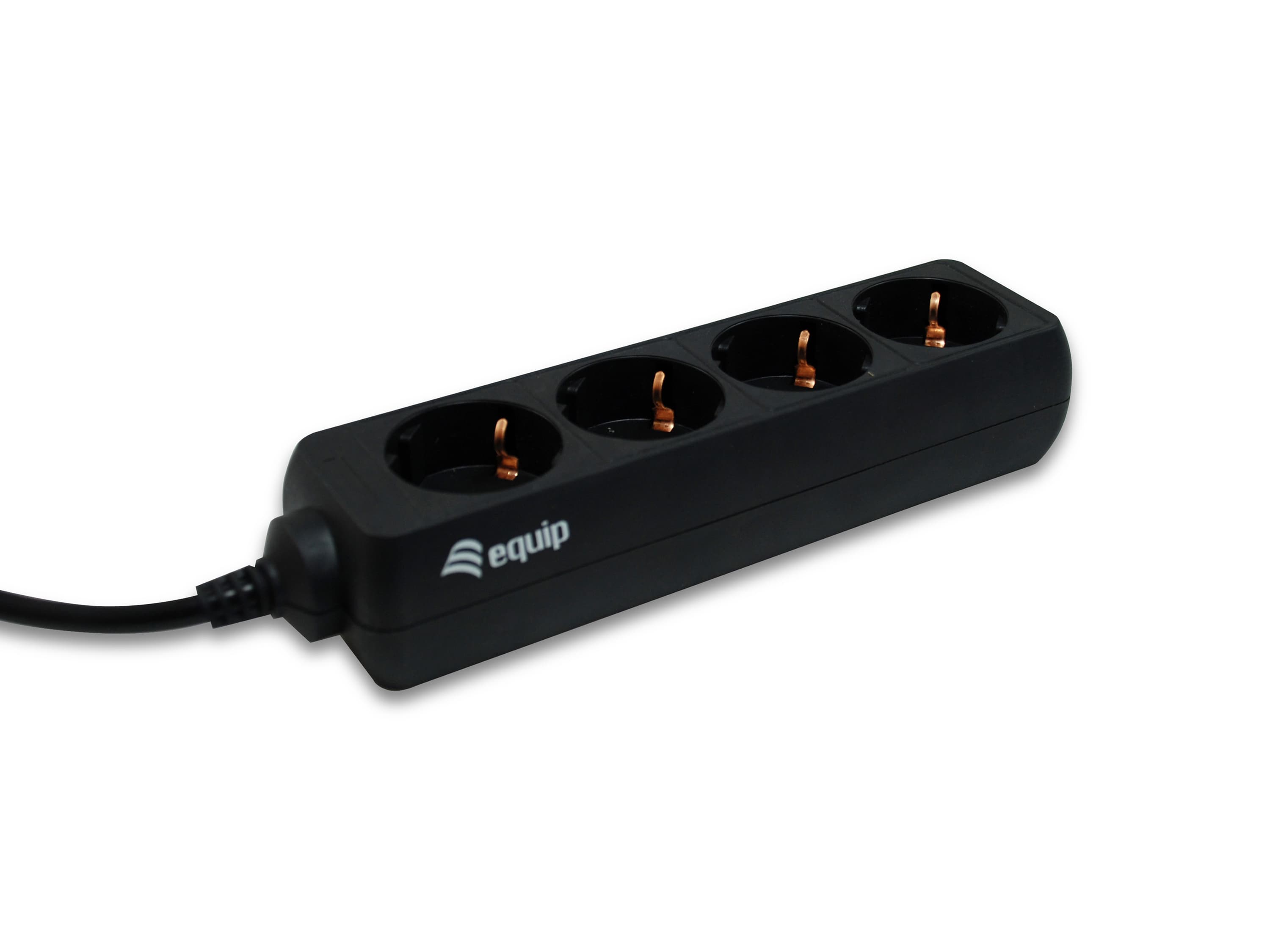 Equip 333281 base múltiple 1,1 m 4 salidas AC Negro