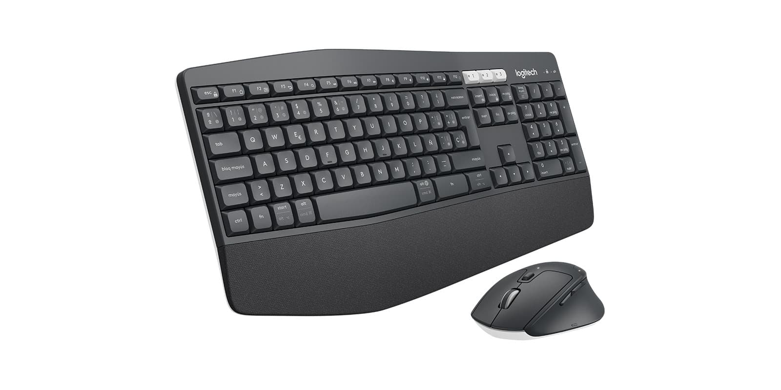 Logitech MK850 Performance teclado Ratón incluido Universal RF Wireless + Bluetooth QWERTY Español Negro
