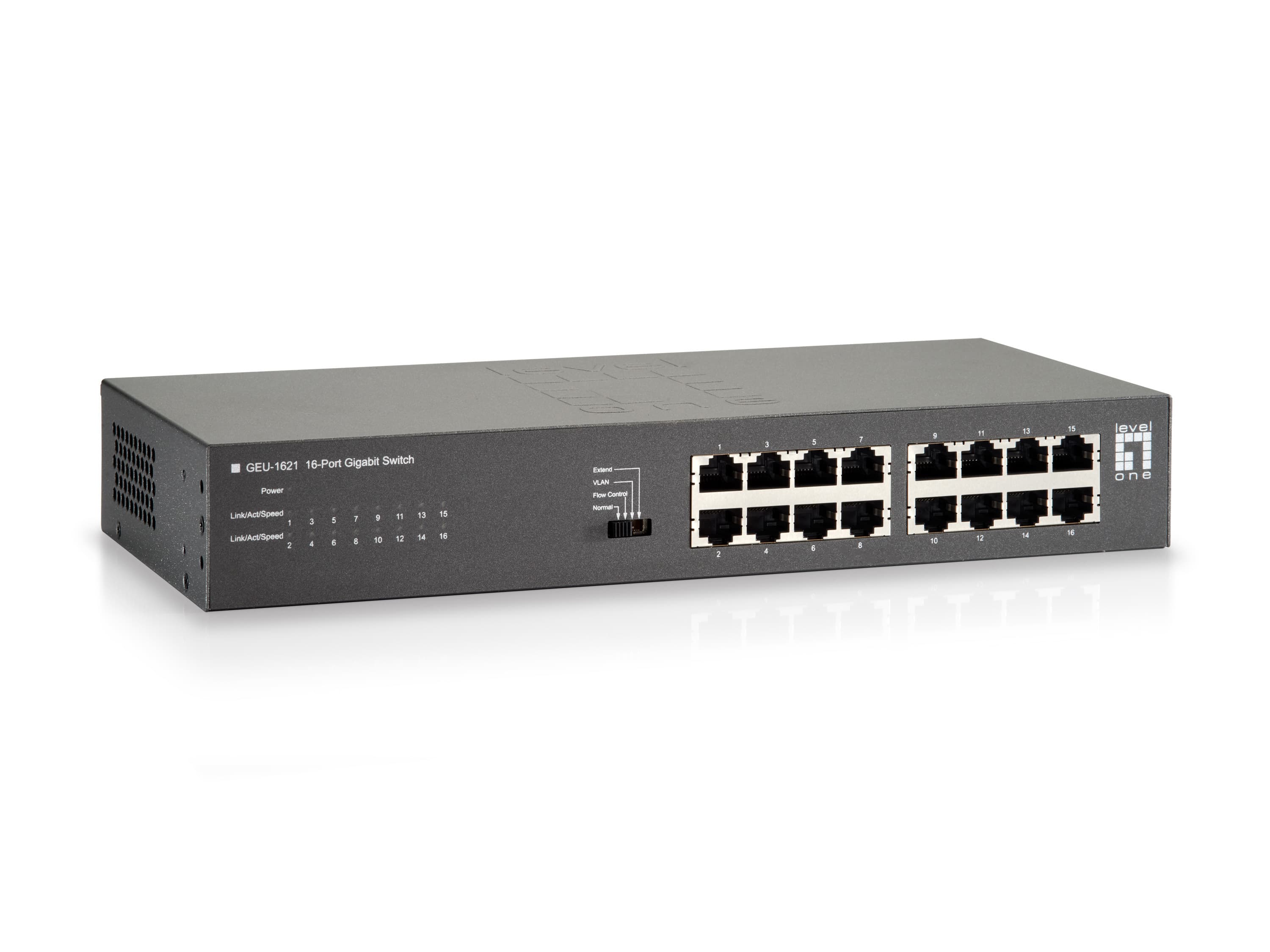 LevelOne Switch 16 Puertos Gigabit