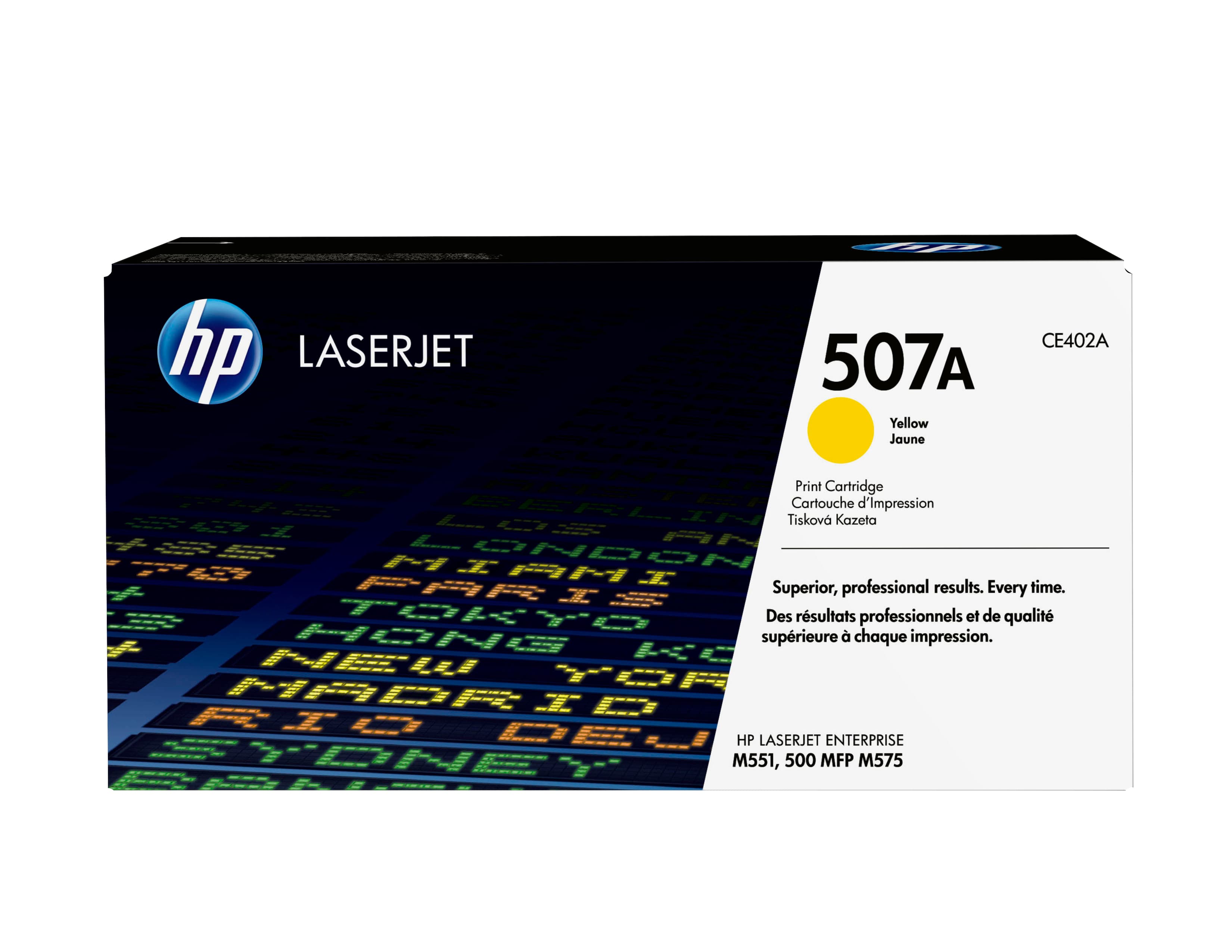 HP Cartucho de tóner original LaserJet 507A amarillo