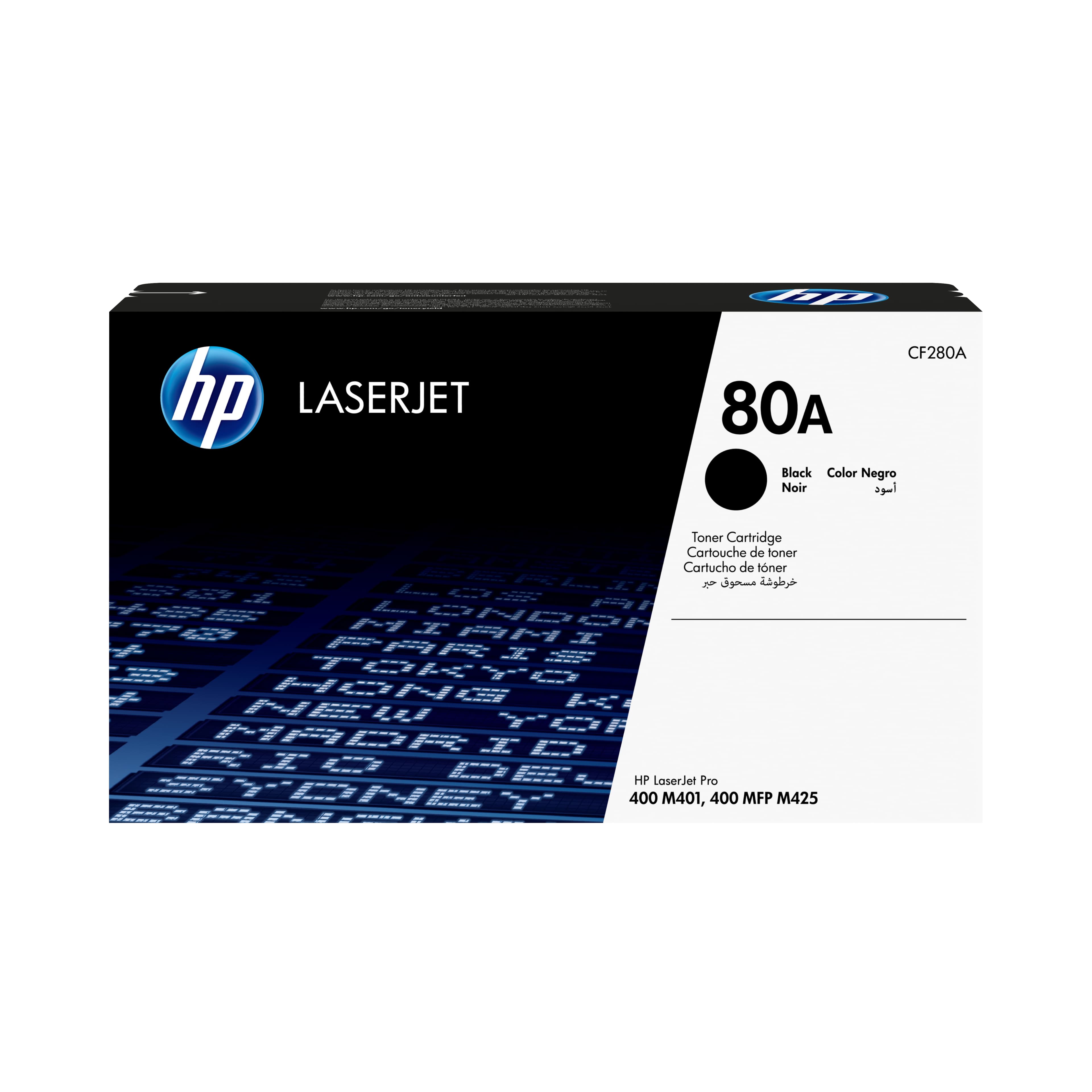 HP Cartucho de tóner original LaserJet 80A negro