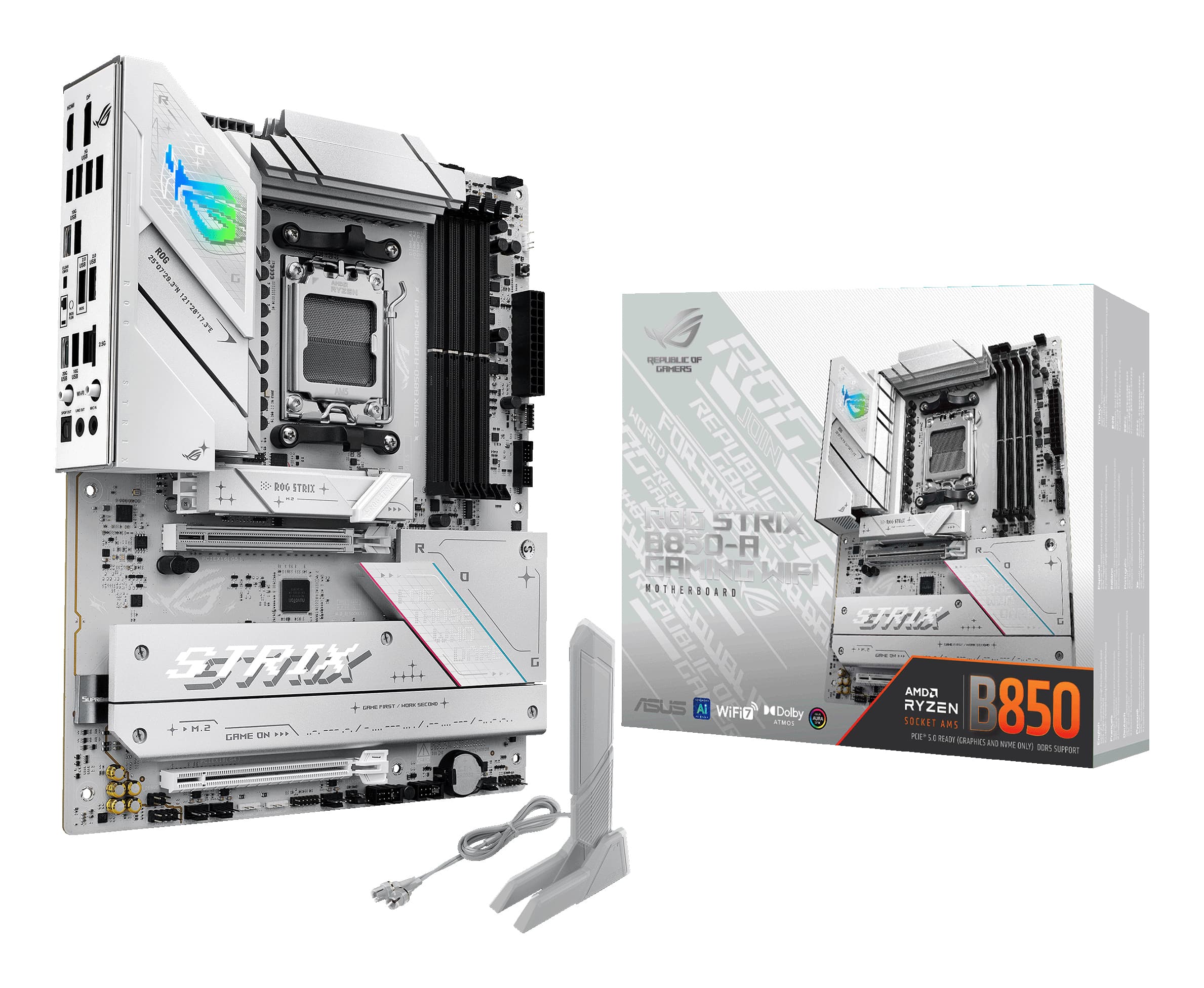ASUS ROG STRIX B850-A GAMING WIFI AMD B850 Zócalo AM5 ATX