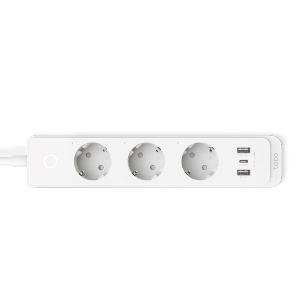 TP-Link Tapo P300 1,5 m 3 salidas AC Blanco