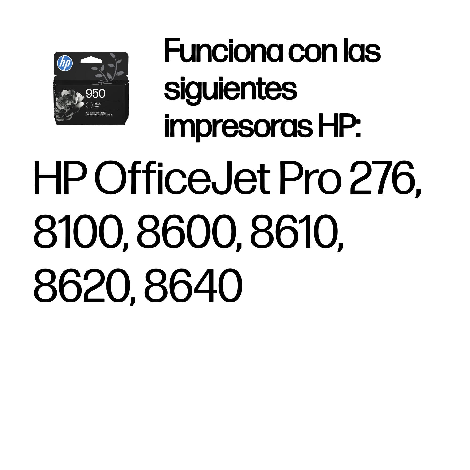 HP Cartucho de tinta original 950 negro