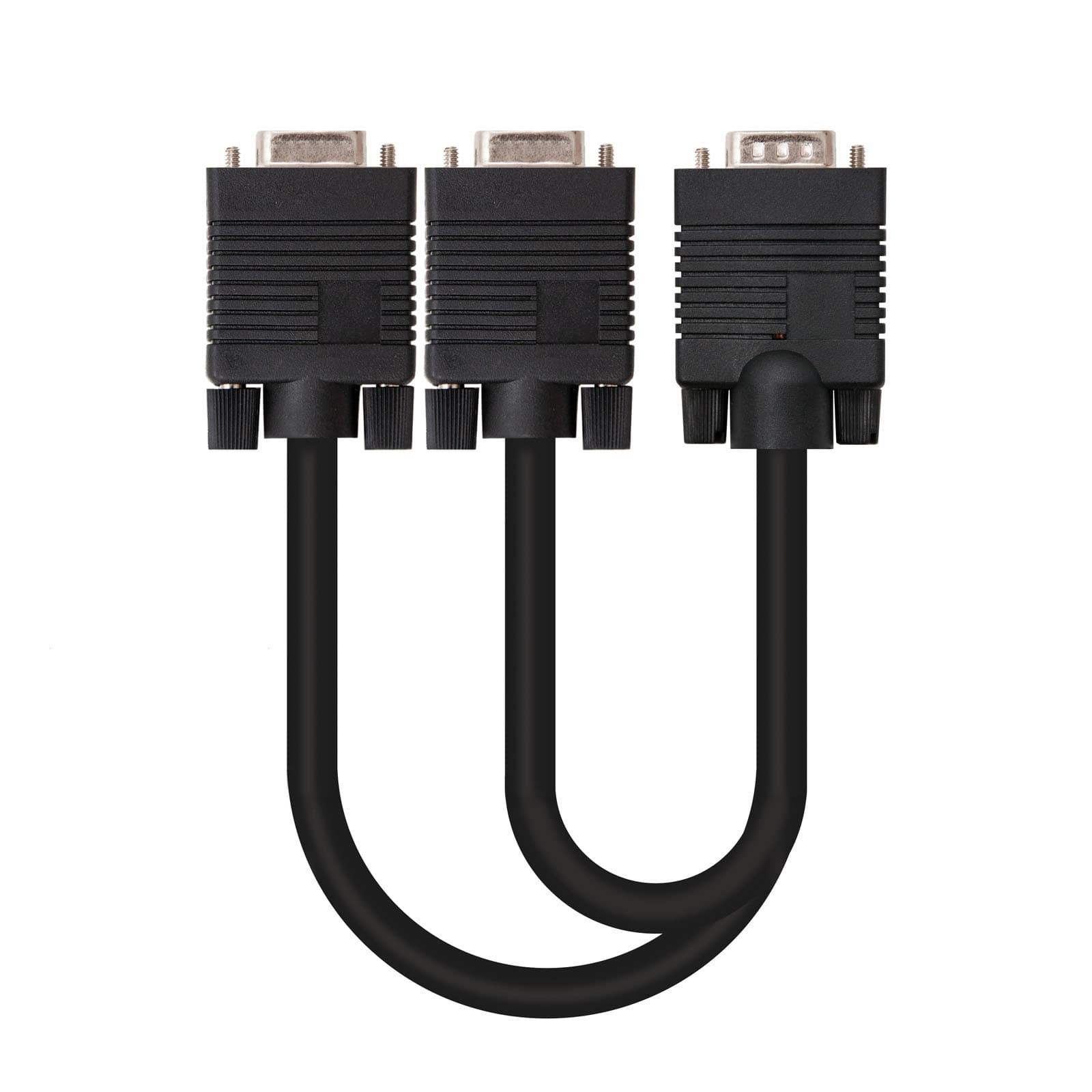 Nanocable CABLE BIFURCADOR SVGA HDB15/M-2xHDB15/H 45 CM
