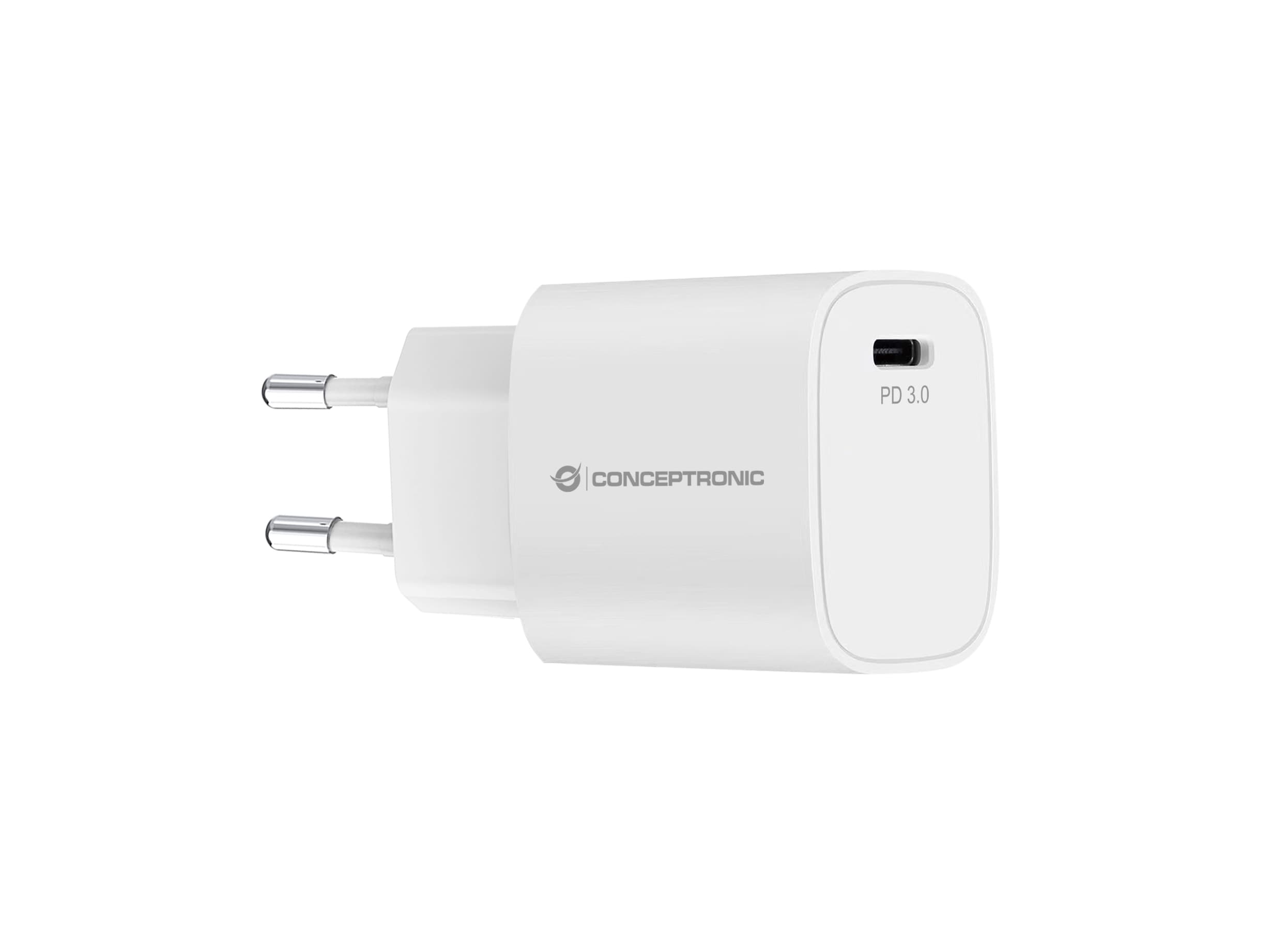 Conceptronic ALTHEA14W cargador de dispositivo móvil Universal Blanco Corriente alterna Carga rápida Interior