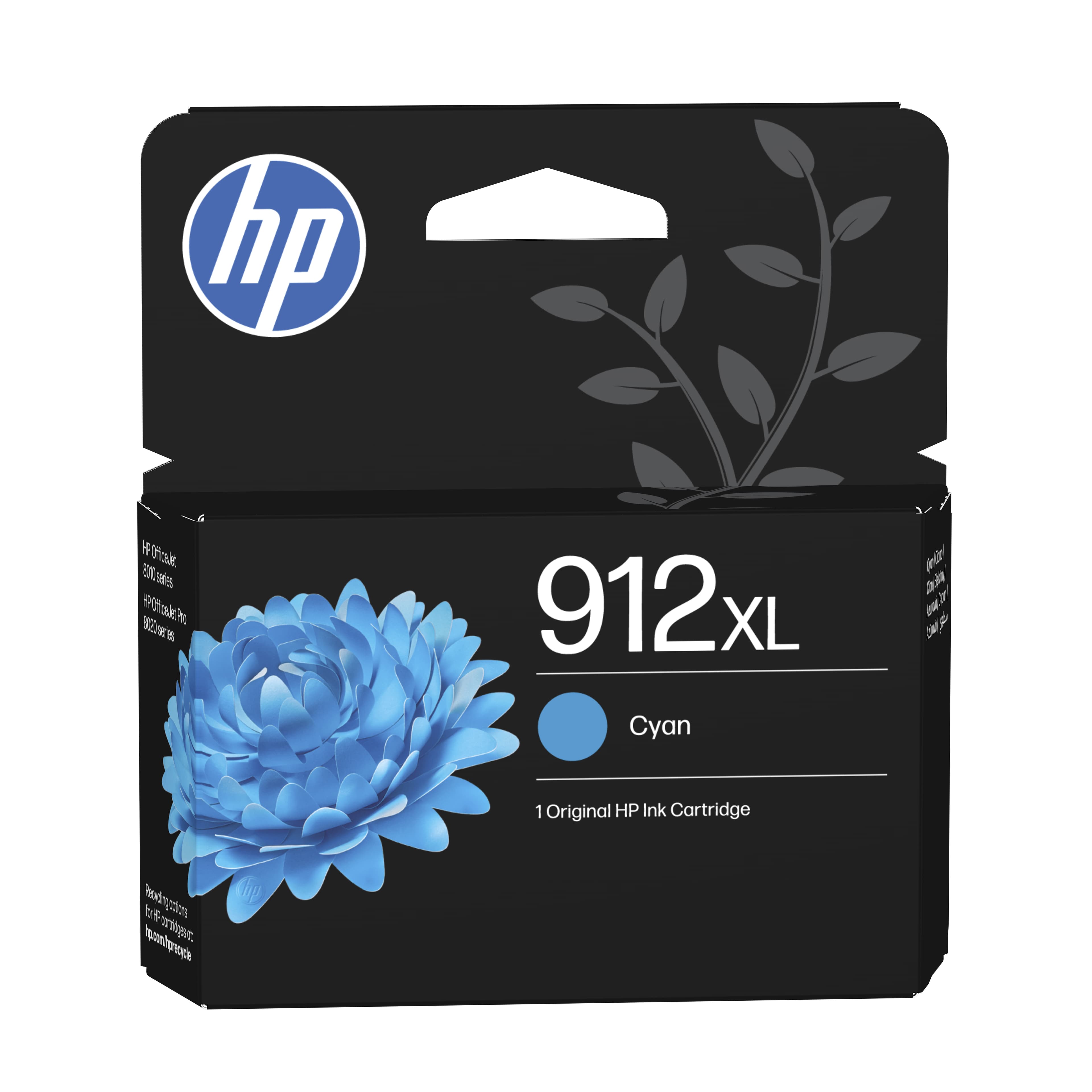 HP Cartucho de tinta Original 912XL cian de alta capacidad