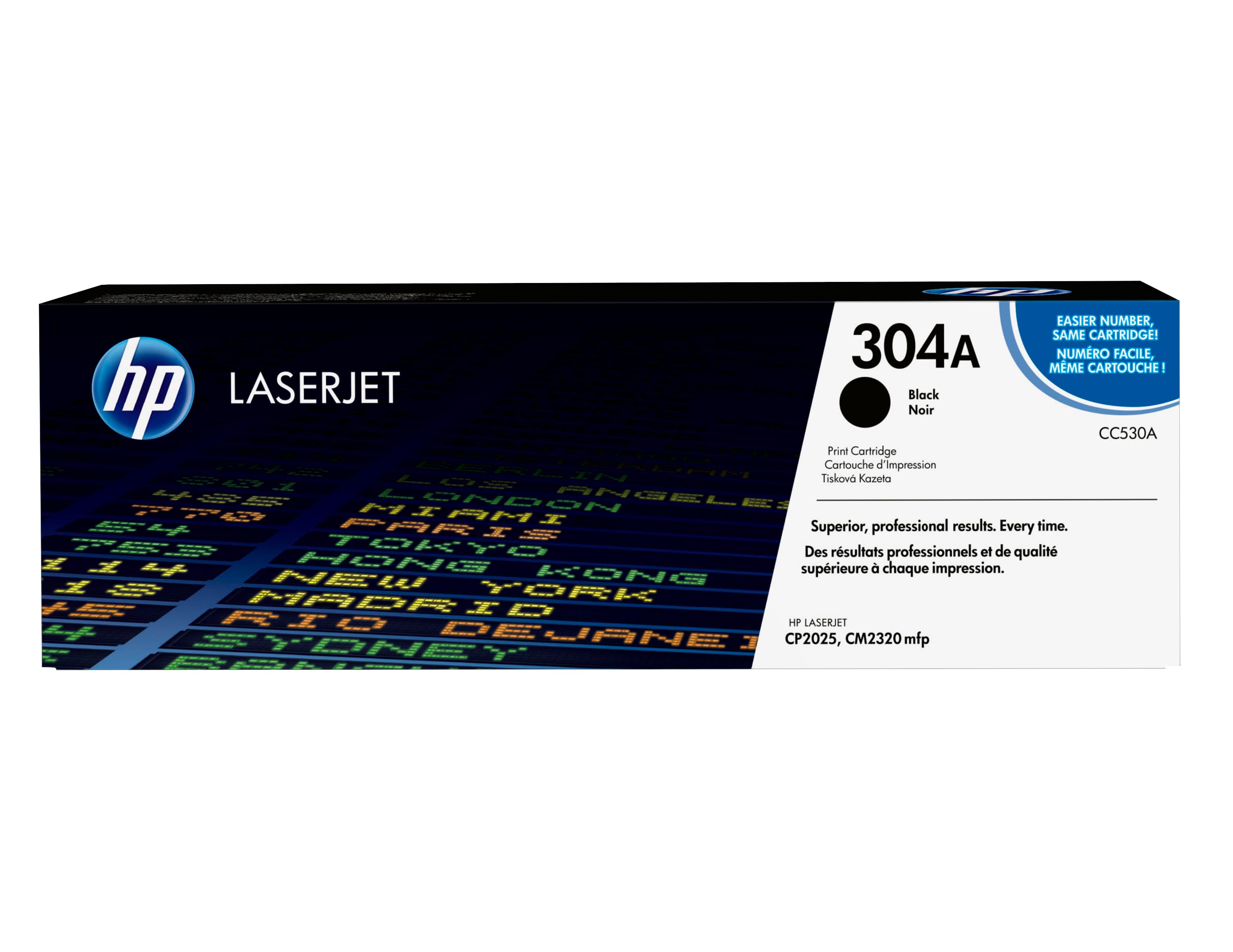 HP Cartucho de tóner original LaserJet 304A negro