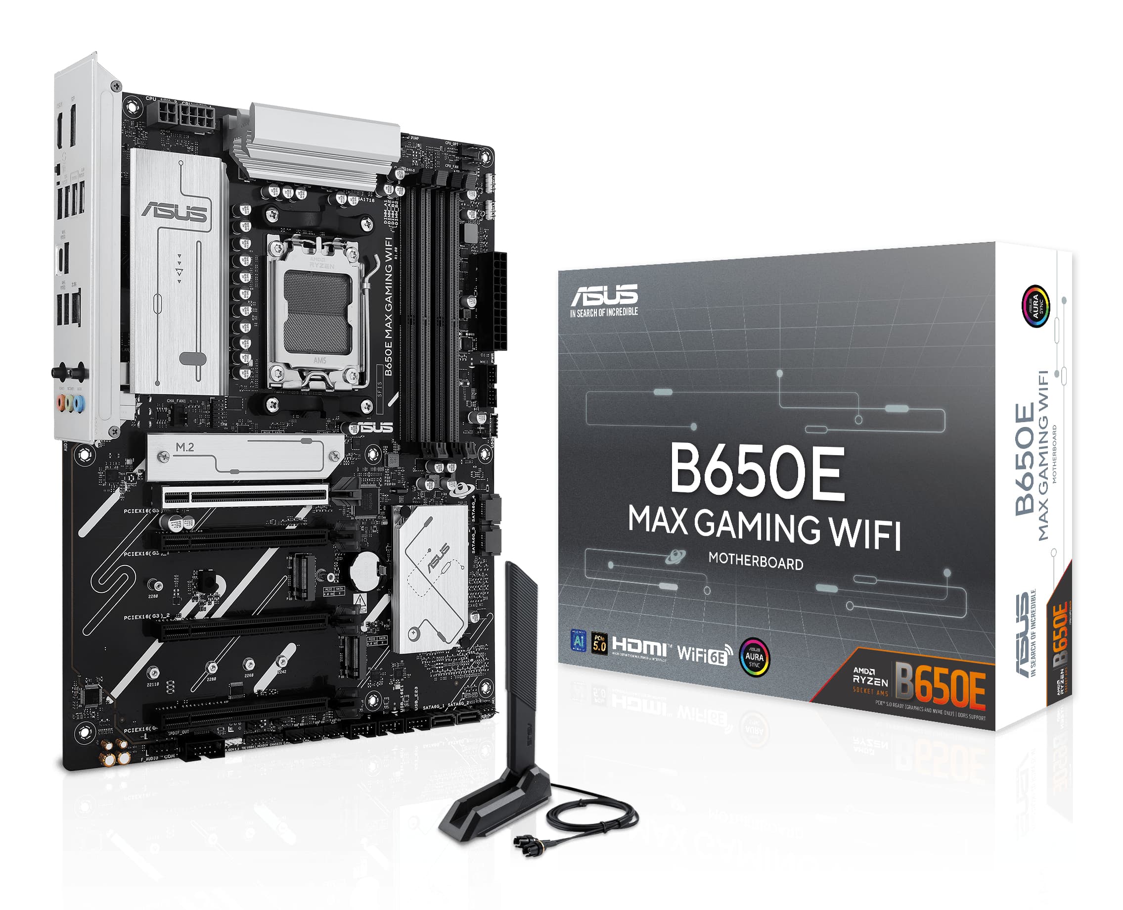 ASUS B650E MAX GAMING WIFI AMD B650 Zócalo AM5 ATX