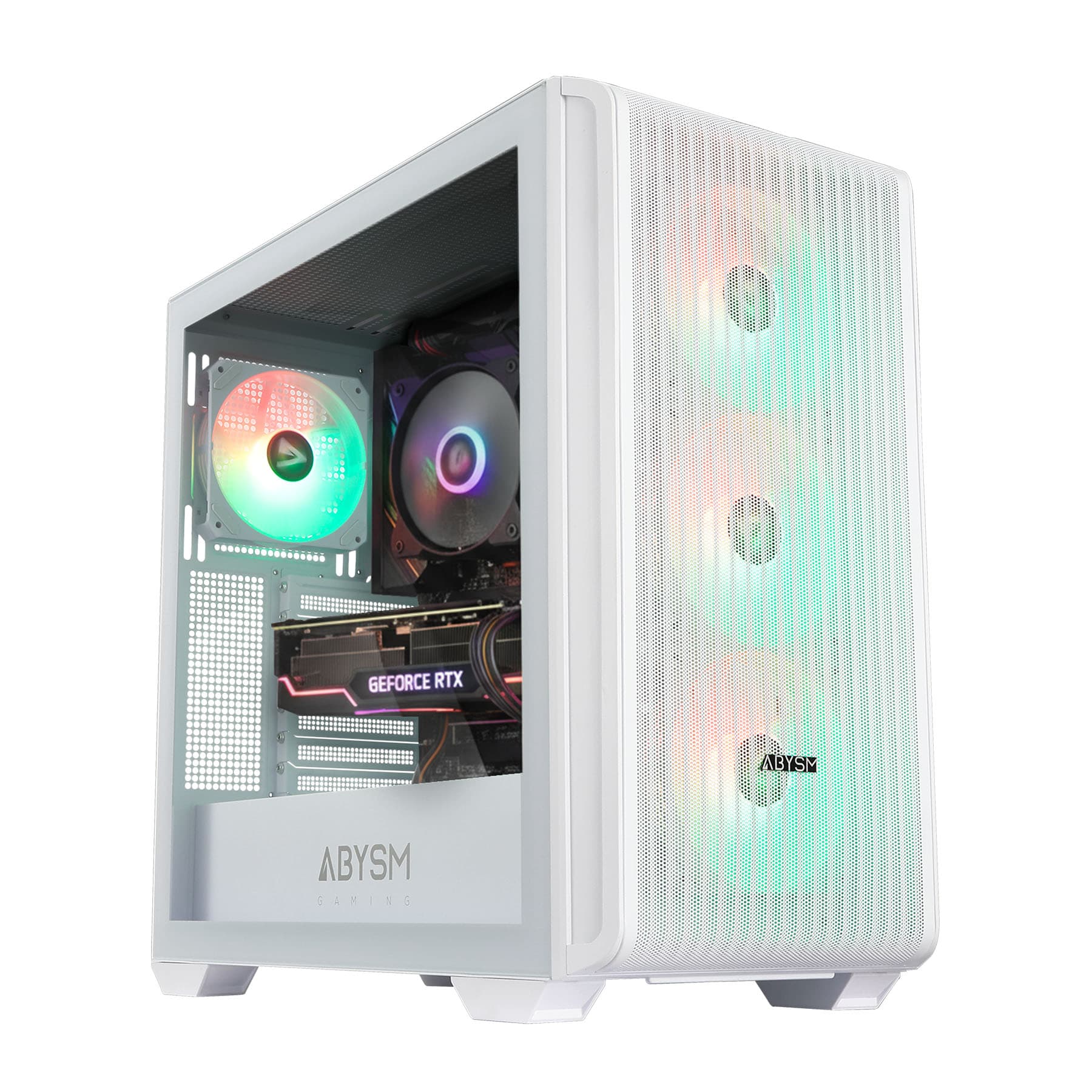 ABYSM Caja ATX Danube KAMP BX300 Blanco