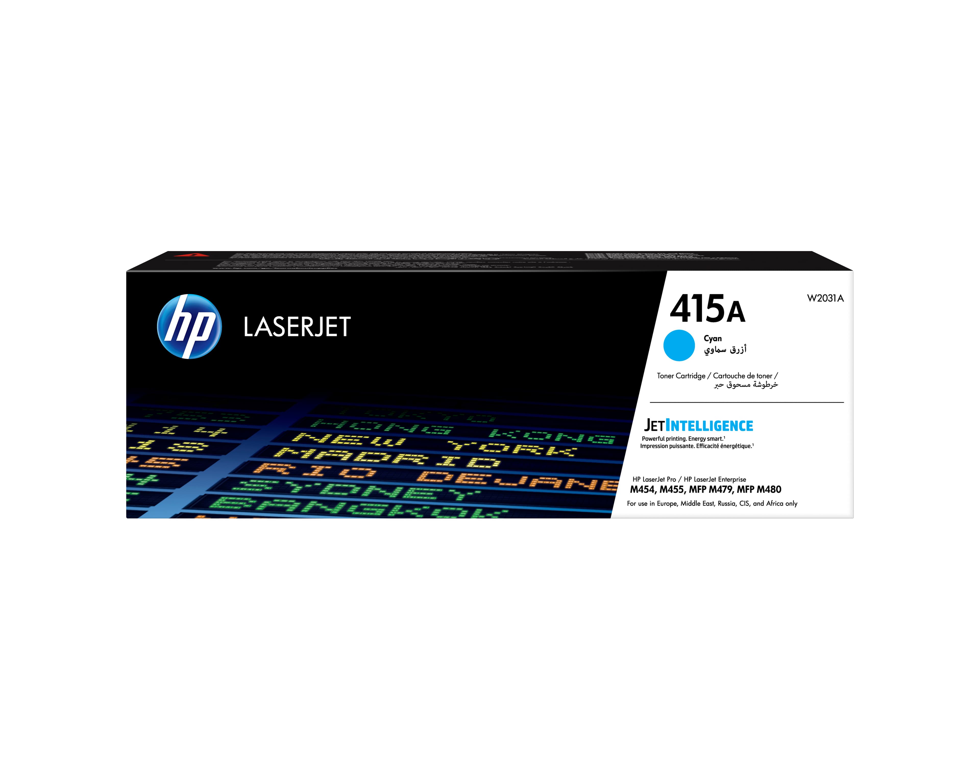 HP Cartucho de tóner Original LaserJet 415A cian
