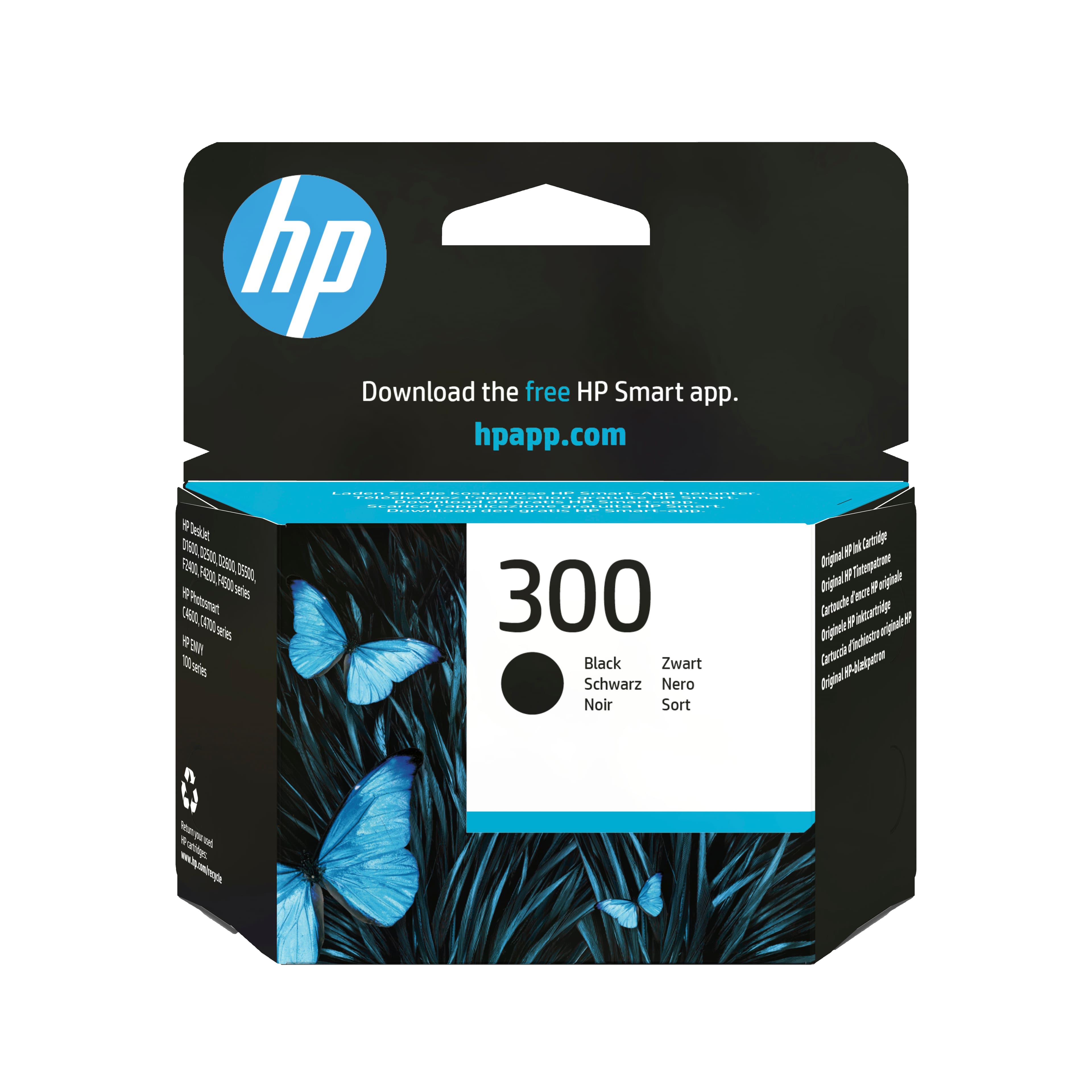 HP Cartucho de tinta original 300 negro