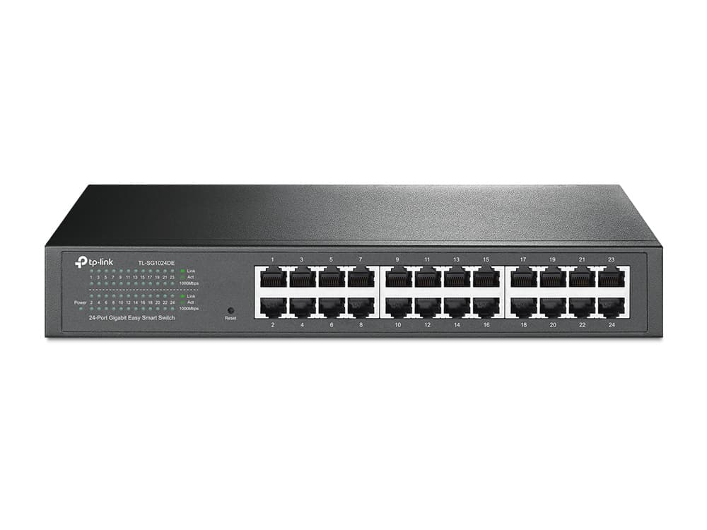 TP-Link TL-SG1024DE switch Gestionado L2 Gigabit Ethernet (10/100/1000) Negro