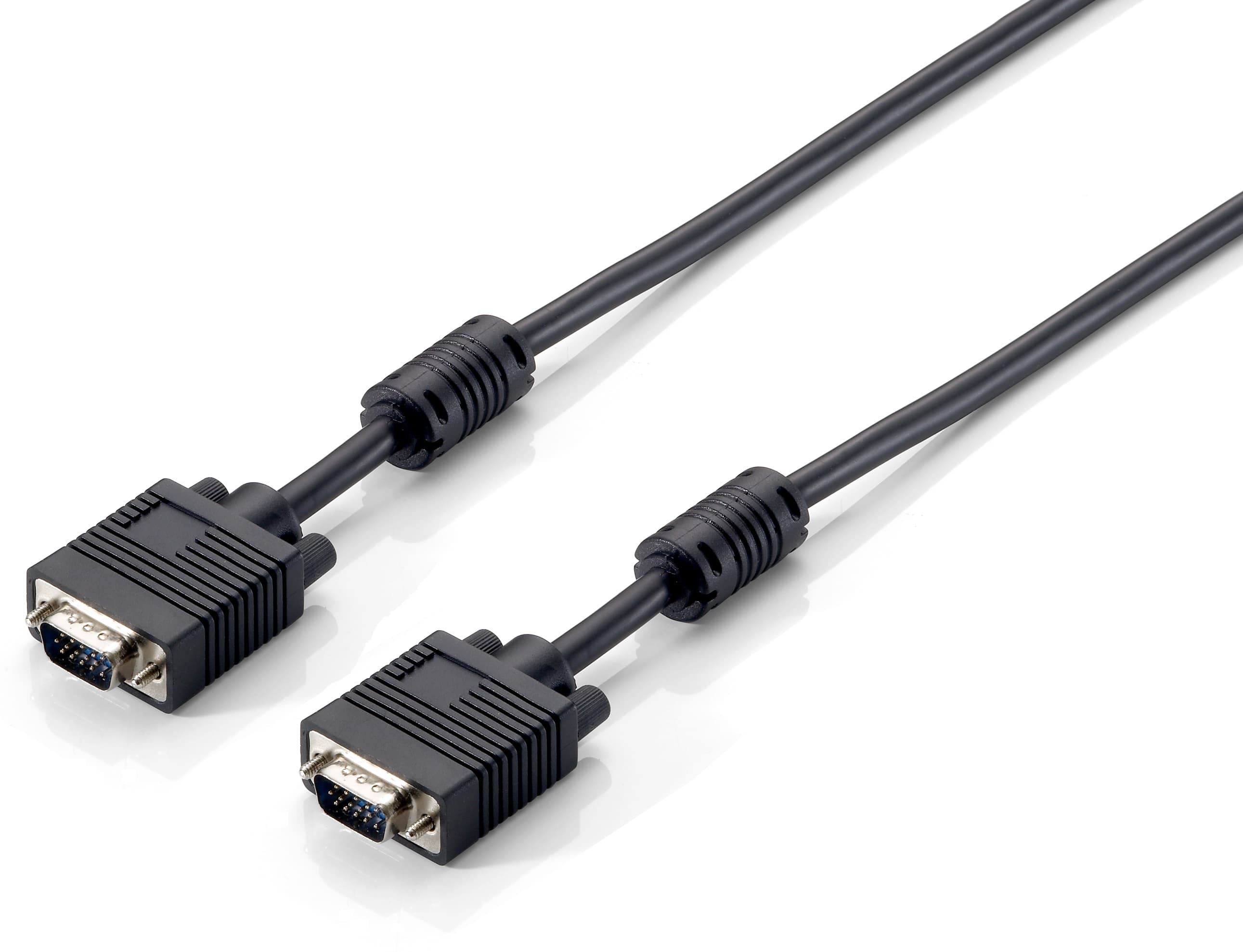 Equip 118812 cable VGA 5 m VGA (D-Sub) Negro