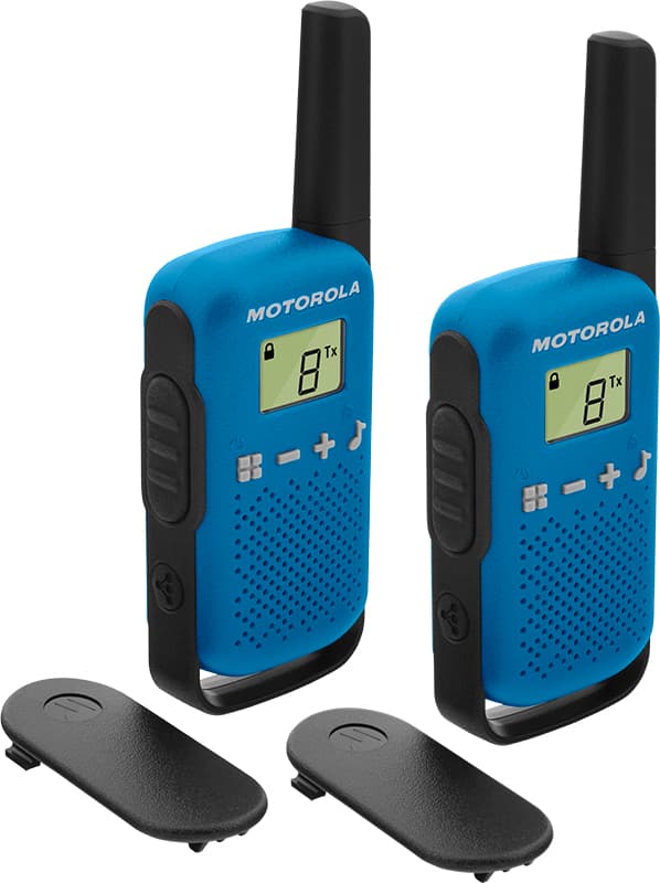 Motorola TALKABOUT T42 two-way radios 16 canales Negro, Azul