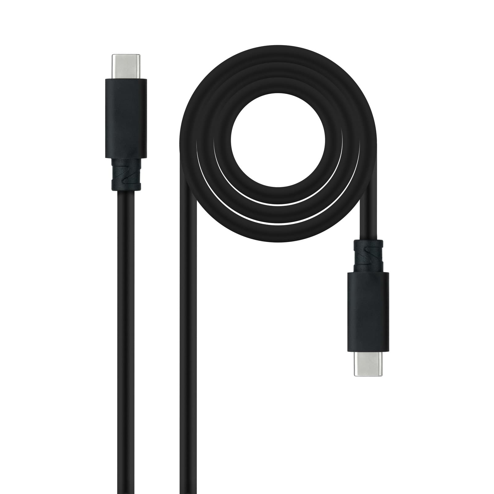 Nanocable Cable USB 3.1 Gen2 10Gbps 5A, 4K/60Hz, USB-C/M-USB-C/M, Negro, 1.5 m