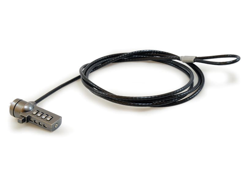 Conceptronic CNBCOMLOCK18 cable antirrobo Negro 1,8 m