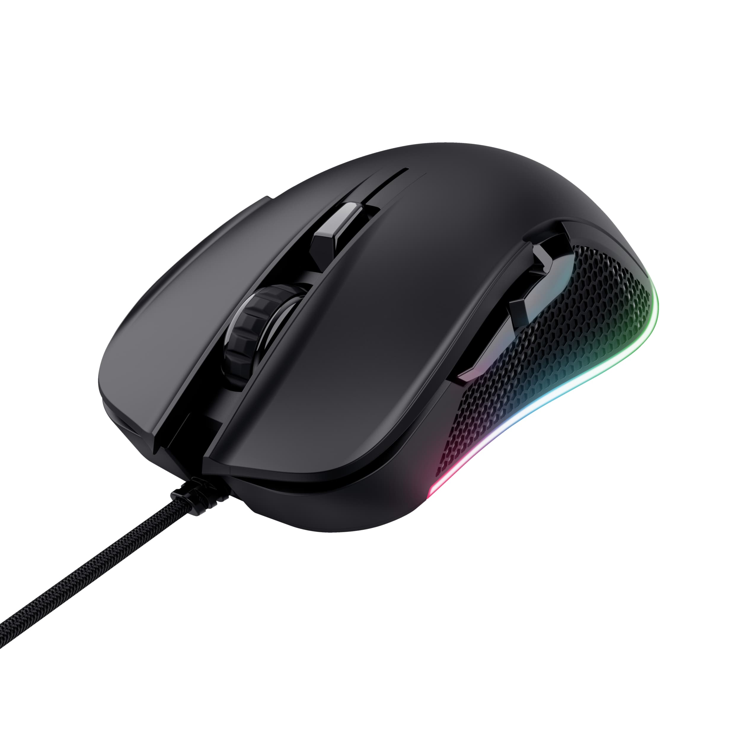 Trust GXT 922 YBAR ratón Juego Mano derecha USB tipo A Óptico 7200 DPI