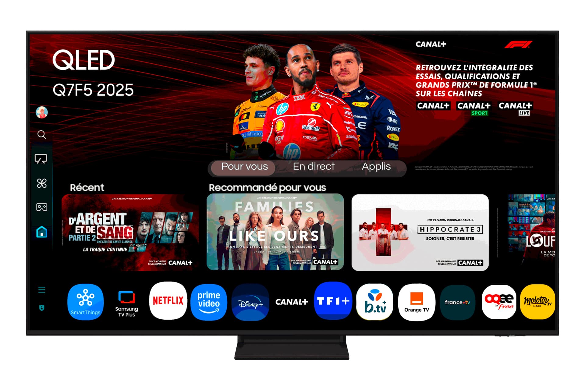 Samsung TQ75Q7F5AU 190,5 cm (75") 4K Ultra HD Smart TV Wifi Negro