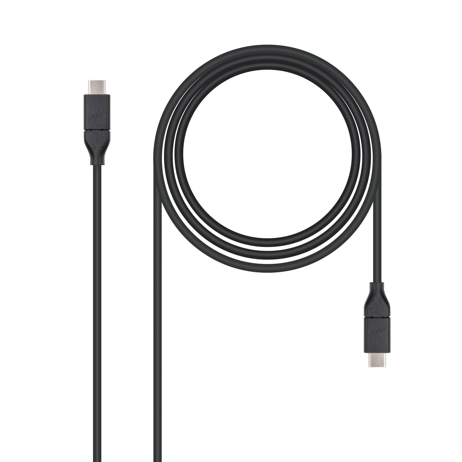 Nanocable USB 3.1, 1m cable USB USB 3.2 Gen 2 (3.1 Gen 2) USB C 10 Gbit/s Negro