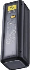 Powerbank 25000mah 212w carga rapida inteligente puede cargar hasta tres dispositivos simultaneamente dos puertos usb c y uno usb a todos compatibles con carga rapida de 50w bateria de iones de litio cable de carga incluido color negro