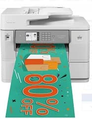 Impresora multifuncion tinta mfcj6959dw a4 ya3 1200x4800ppp usb 2.0 wifi ethernet impresion en gran formato (rollo de papel hasta 2700mm) monocromo 30ppm impresion color 28ppm impresion duplex a4 escaneado duplex a4 bandeja entrada papel 250 hojas adf 50 hojas fax wifi direct conexion movil nfc volumen mensual hasta 2.500 paginas peso 23,4kg