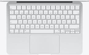 Macbook neo 13' chip a18 pro con cpu de 6 nucleos 8gb de memoria unificada 256gb ssd gpu de 5 nucleos neural engine de 16 nucleos trackpad force touch pantalla liquid retina teclado magic keyboard camara facetime hd a 1080p dos puertos usb-c sin adaptador de corriente plata