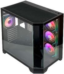 Chasis semitorre nova sin fuente soporta atx micro atx mini itx bahias internas 1x3.5' hdd 2x2.5' 1xventilador trasero 120mm rgb 3xventilador frontal 120mm rgb 2xusb 2.0 1xusb 3.0 salida audio y microfono ventana lateral y frontal dimensiones (prxalxan) 410x425x280mm peso 6 kg negro